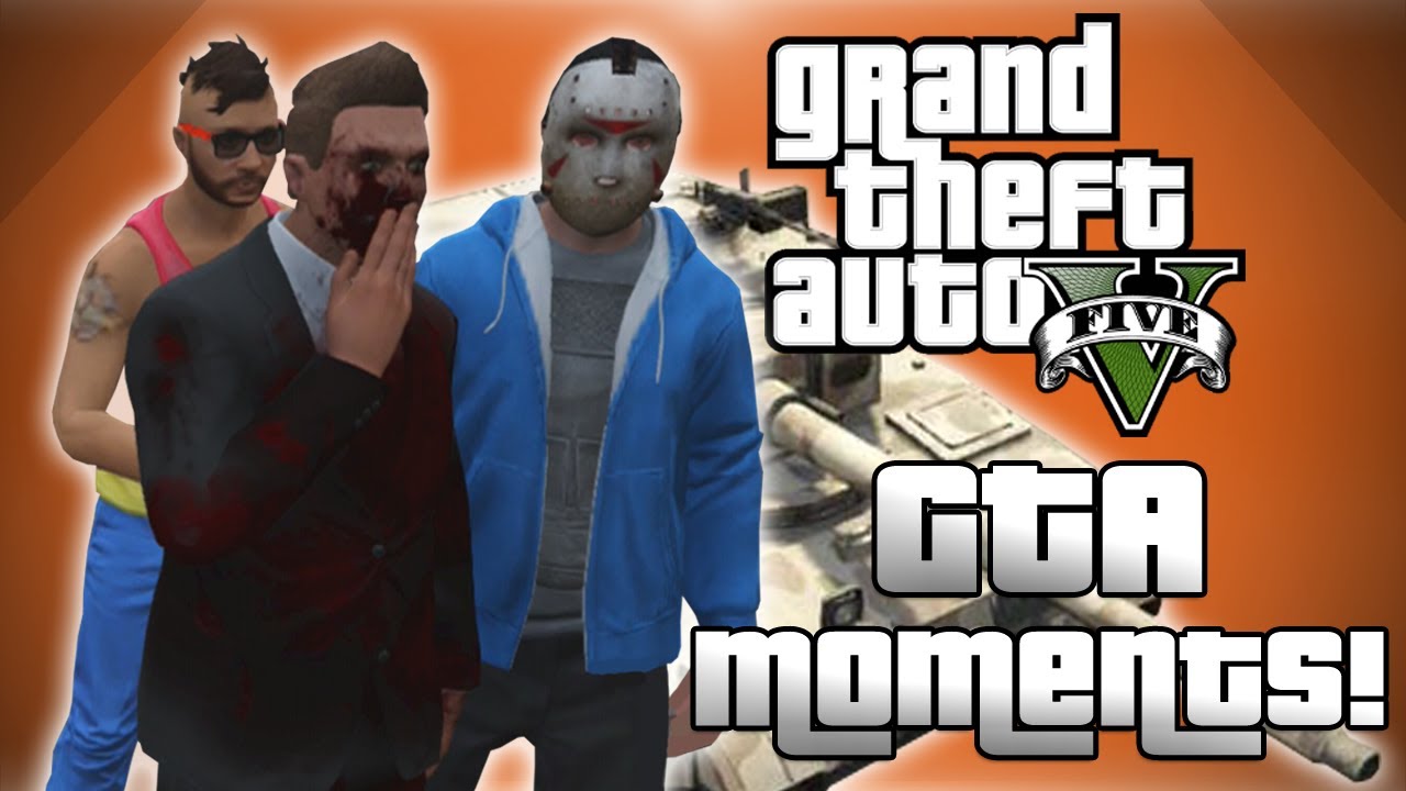 GTA 5 Online Funny Moments! - Brules Rules, Tank Rodeo, Underground Train and More!