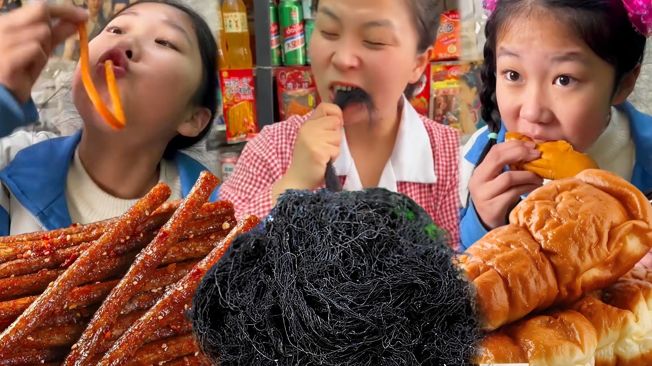 Video đồ ăn vặt Trung Quốc trên Tik Tok丨Những món ăn vặt mà hồi nhỏ mẹ không cho ăn EP513