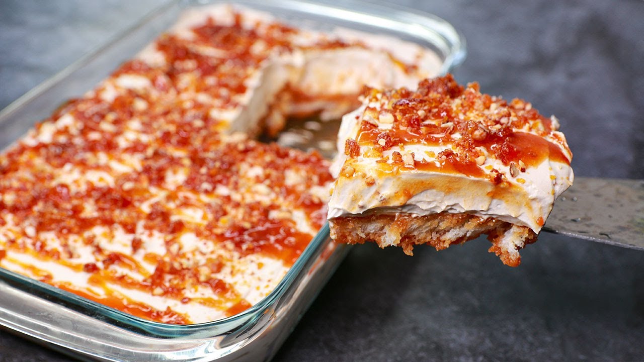 Butterscotch Bread Pudding | No Bake Easy Dessert Recipe | Eggless & Without Oven | Yummy