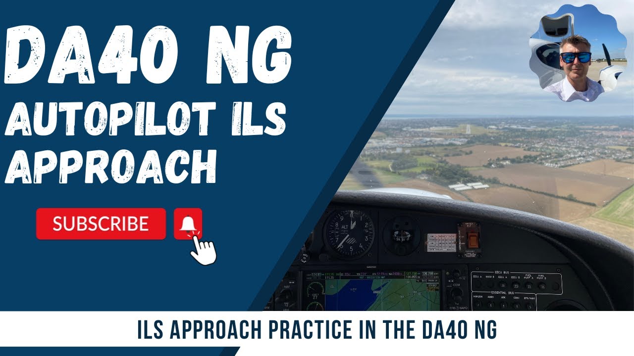 DA40 NG | ILS Approach | EGMC - Southend