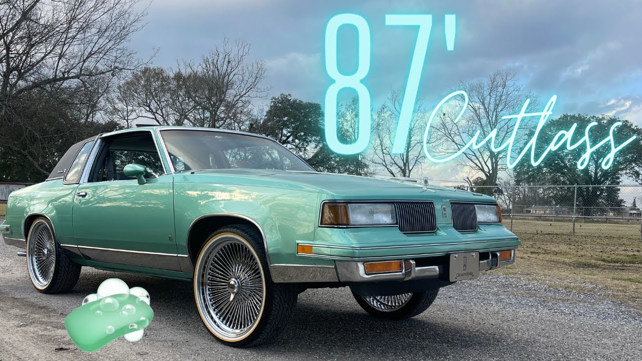 1987 Cutlass Supreme Brougham on 22'' Spokes (Interview With ChevyBoyJackson)