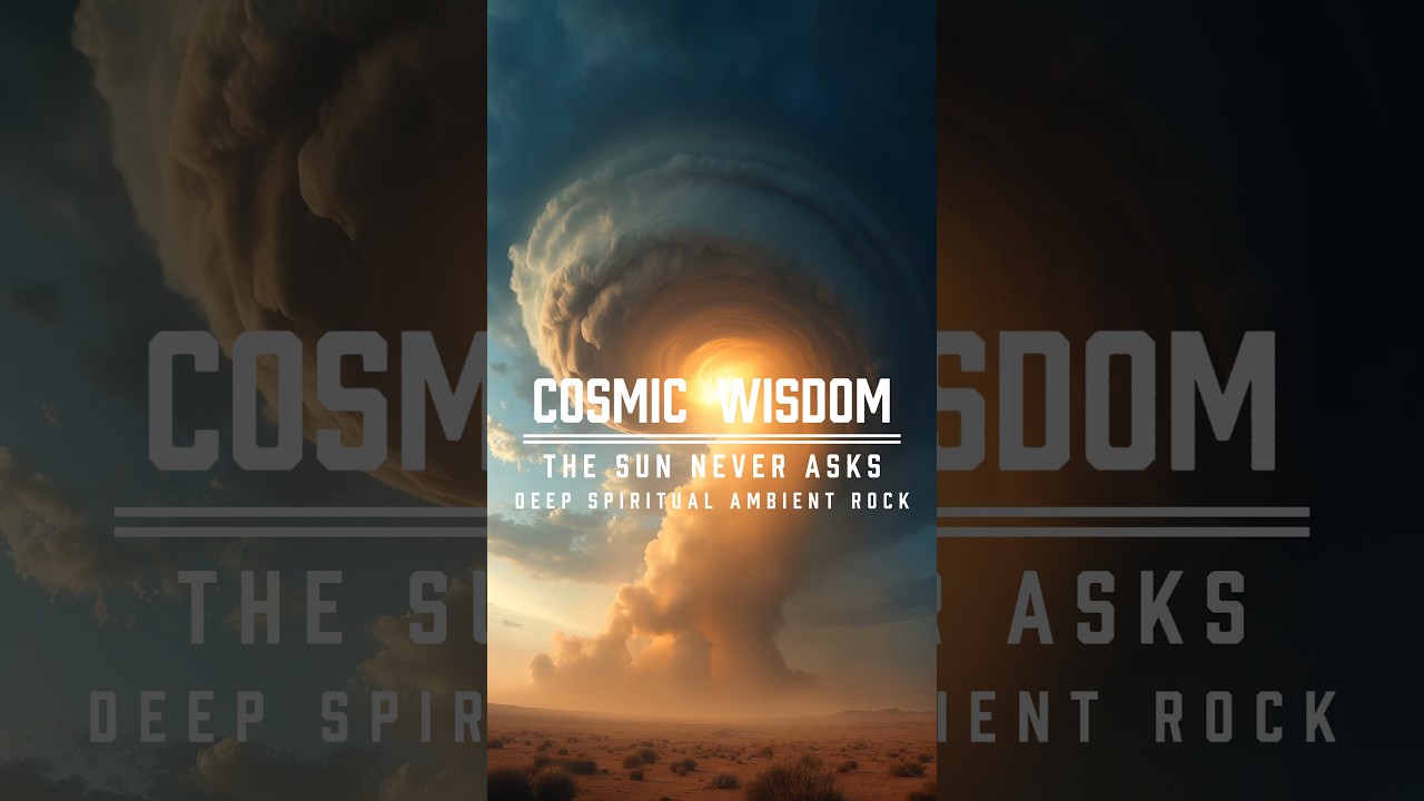 THE SUN NEVER ASKS I Deep Spiritual Ambient Rock I Cosmic-Wisdom-AI Remix