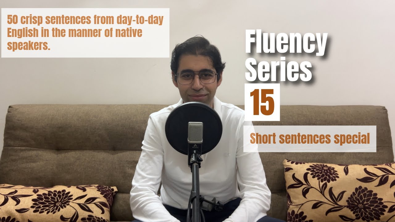 Fluency Series 15 | 50 sentences for daily use translated from Hindi into native English 