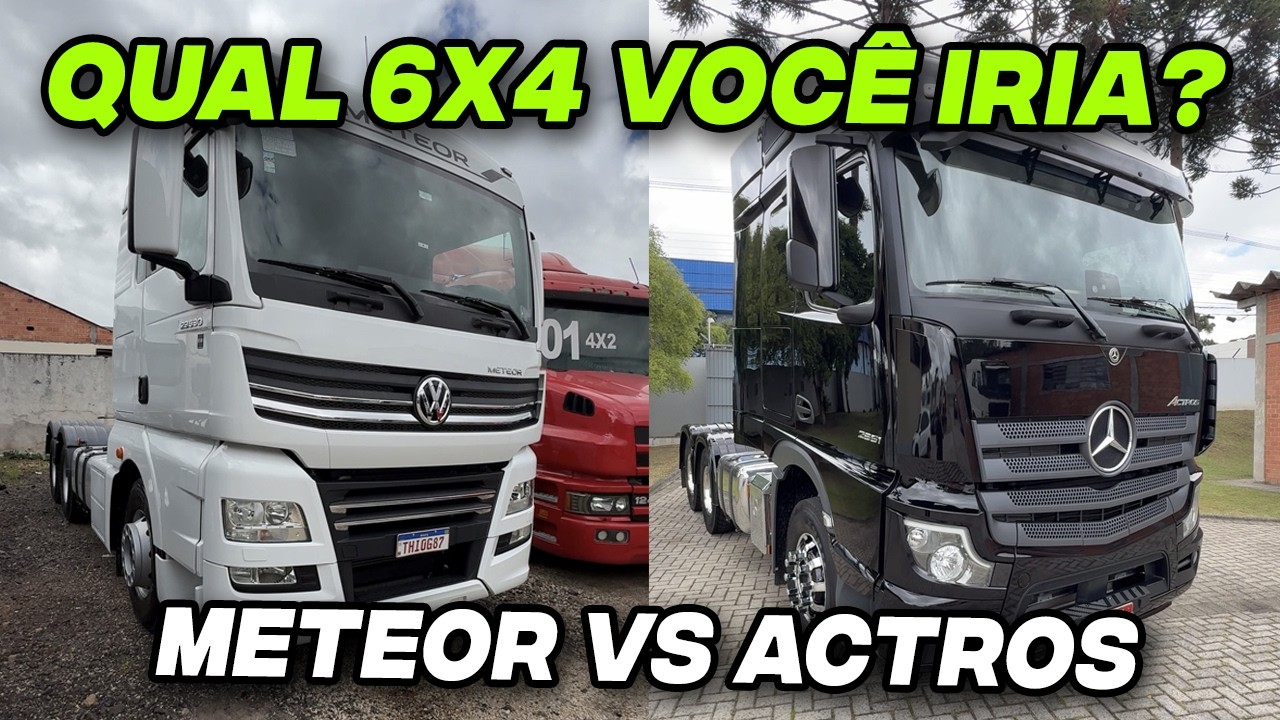 VW Meteor 29.530 ou MB Actros 2651 – qual escolher?