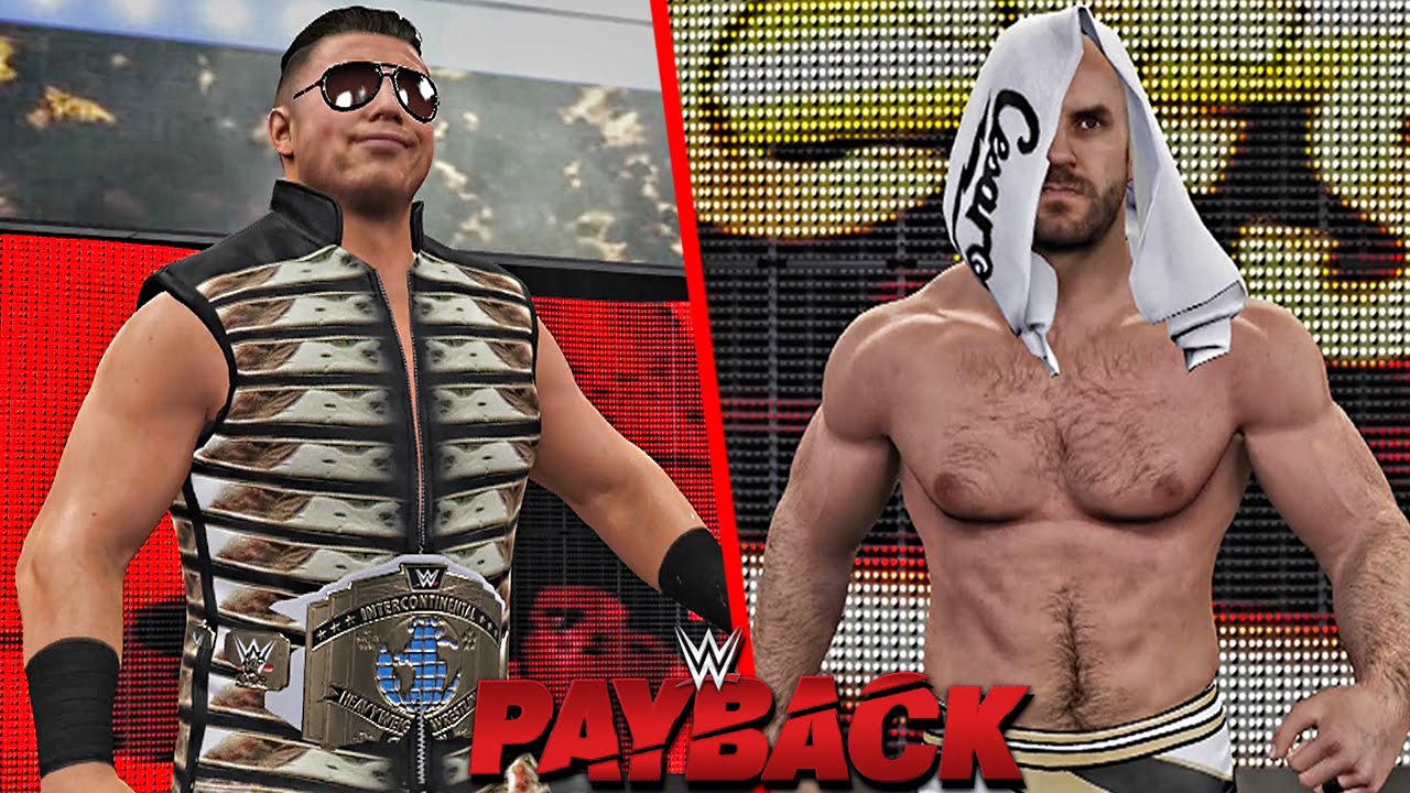 WWE 2K16 Payback 2016 - The Miz vs Cesaro Intercontinental Championship Match!