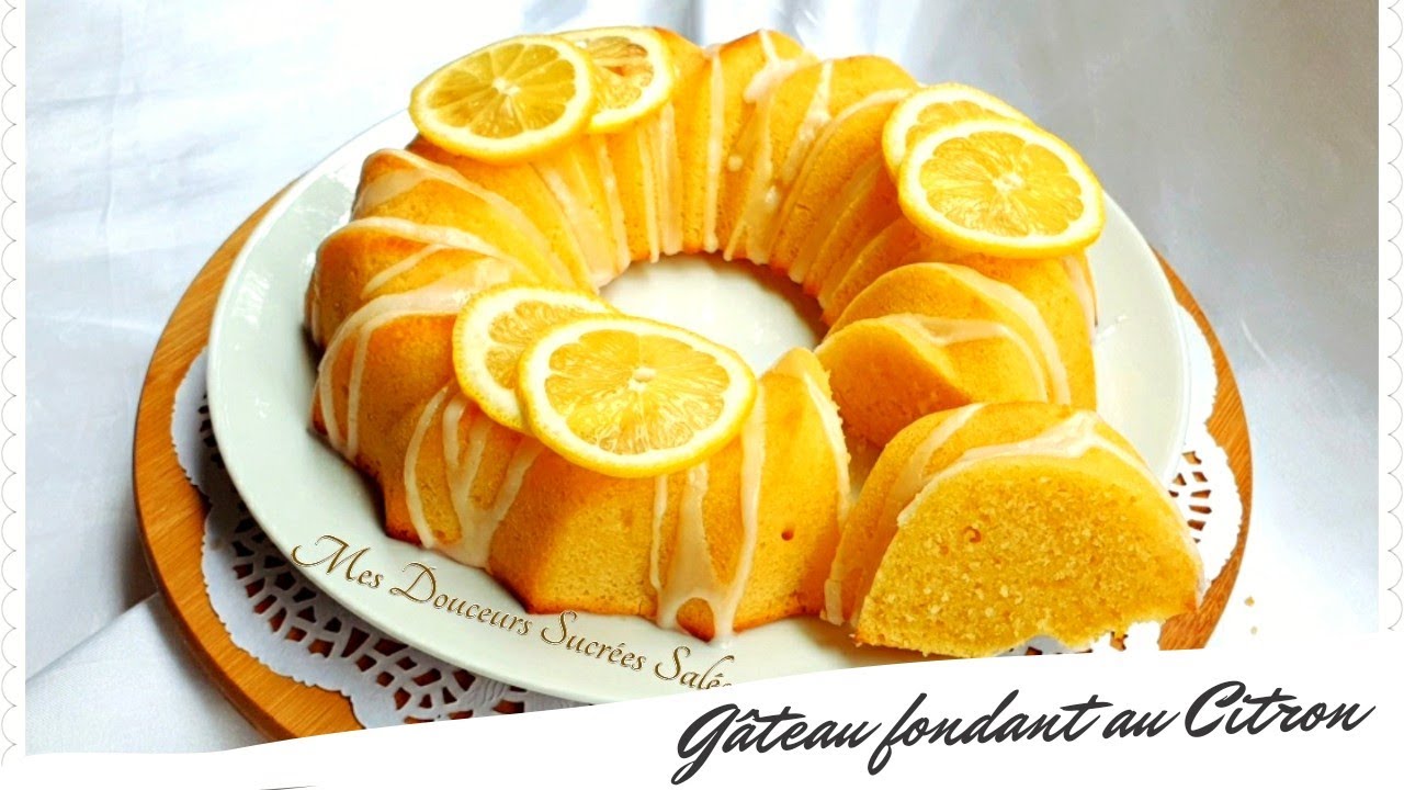 Gâteau fondant au Citron