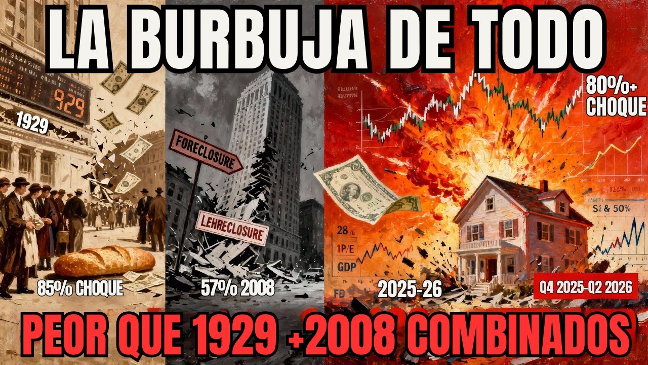 El Colapso 2025-2026: Por Qu&eacute; Ser&aacute; Peor Que 1929 Y 2008 Combinados
