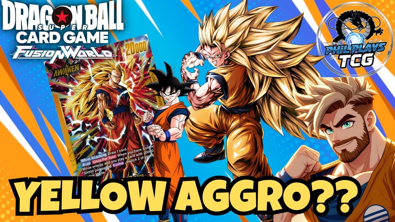 SS3 Гоку &mdash; это агрессивная колода! Обзор колоды и игровой процесс Dragonball Super Fusion World.