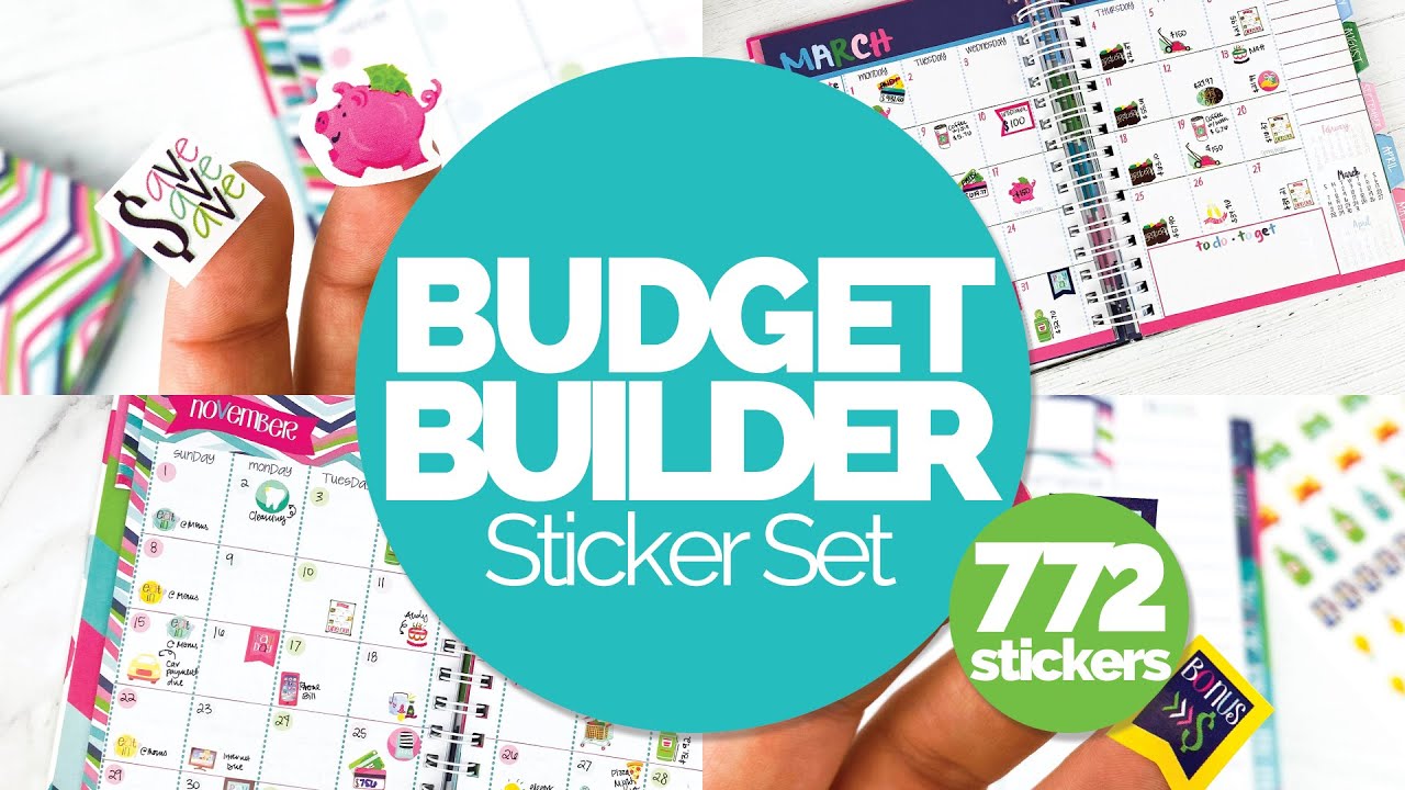 Budget Builder Planning Sticker Sets | 772 Count Pack
