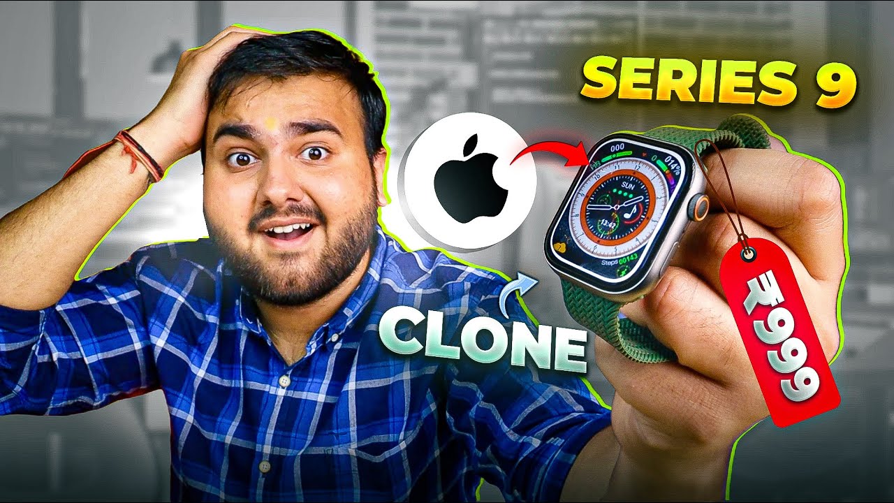 Best Apple Watch Series 9 CLONE under ₹1500/- 🤯