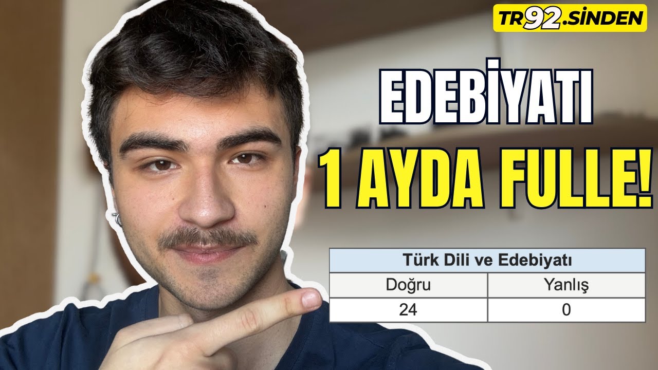 ‼️1 ayda EDEBİYATI 24/24 BİTİR! #tyt #ayt #yks2025