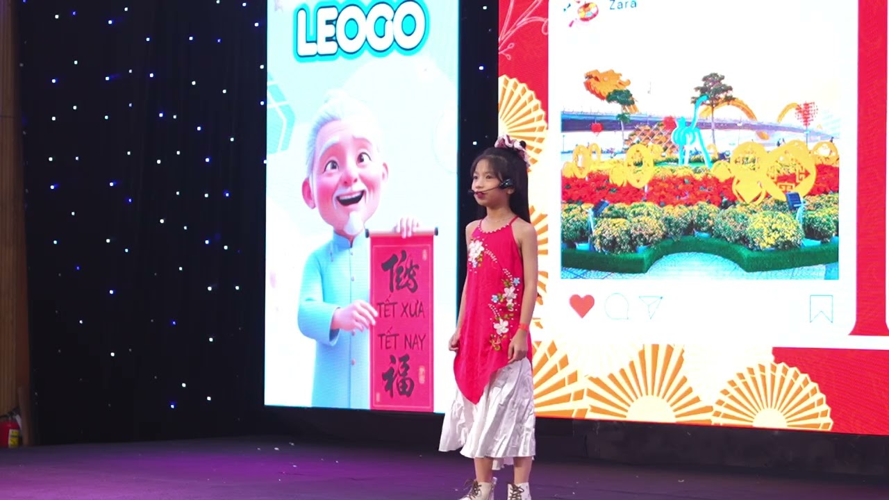 Zara Tuệ Minh | Hùng Biện Tiếng Anh | hội Xuân Anh Ngữ LEOGO 2026