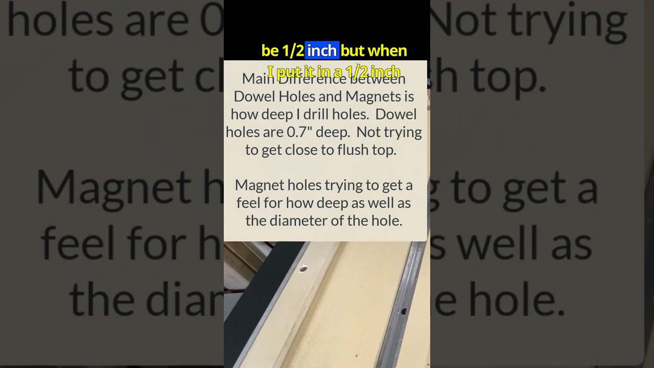 Value of Dowel and Magnet Sizing Jig #woodworking #cncprojects #tipsandtricks #dowell