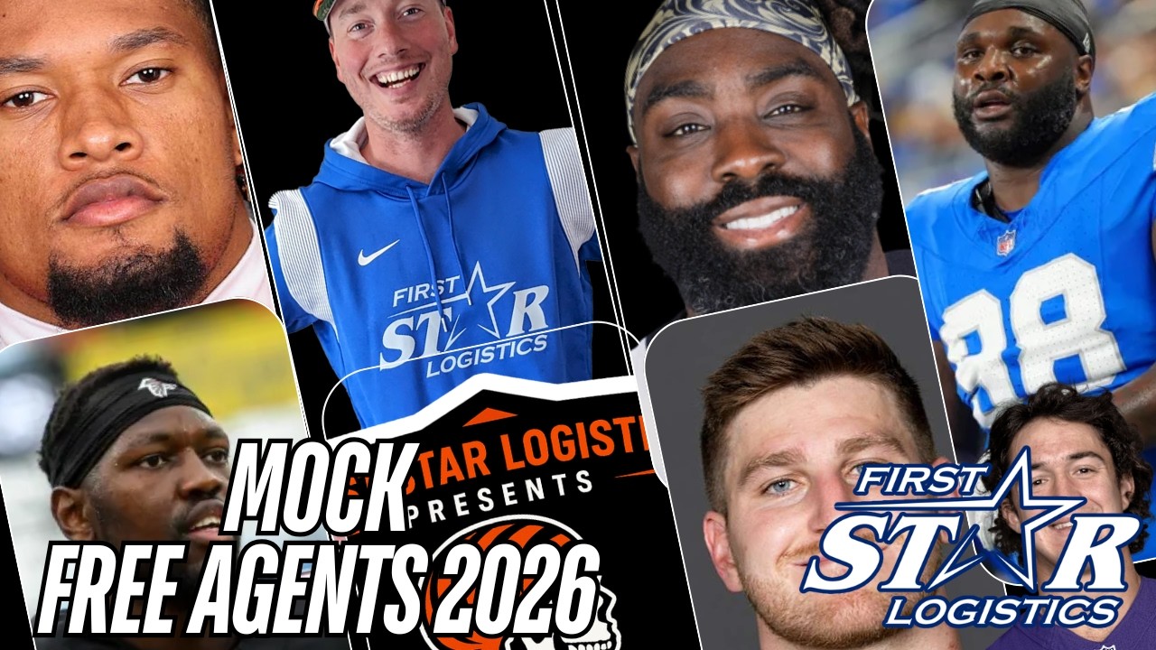 Letting Trey Walk? + 6 Major Free Agent Signings | Bengals Mock Offseason