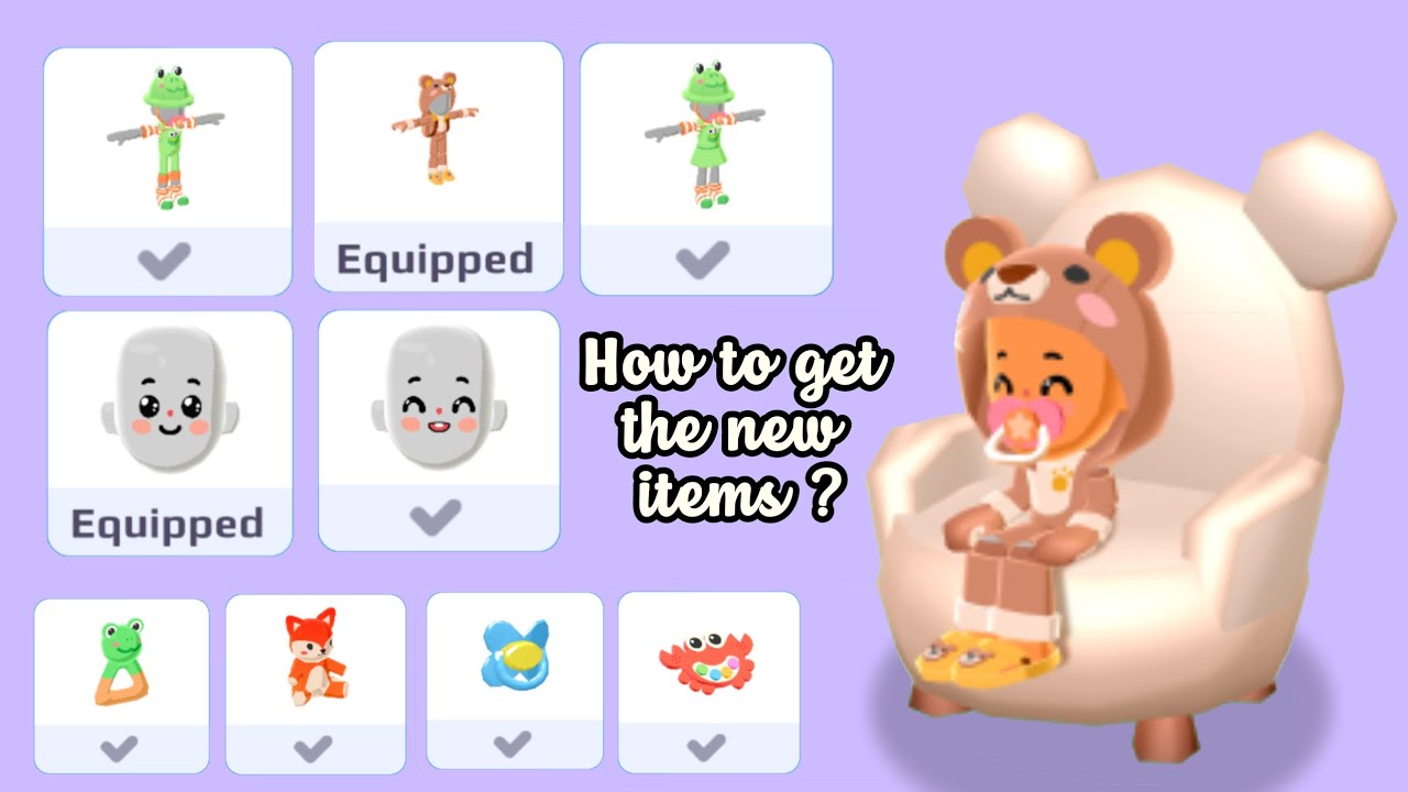PK XD NEW BABY ITEMS || HOW TO GET THEM TUTORIAL