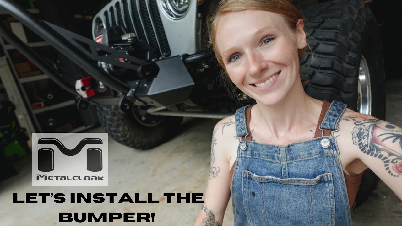 Installing the @metalcloak Frame Built Front Bumper on my 2003 Jeep TJ