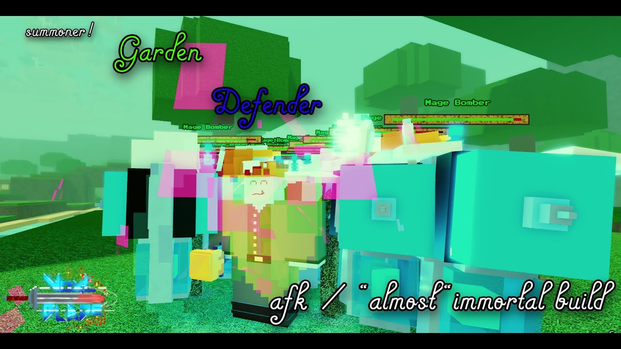 [VoxlBlade] YOU'RE ALMOST IMMORTAL? "Garden Defender" - - BUILD SHOWCASE! - - // Summoner/AFK Build!