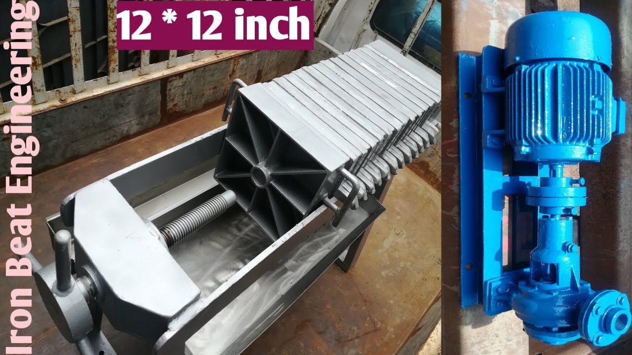Filter press Stainless Steel - Stainless Steel - Oil screen filter -Oil Filter press Stainless Steel