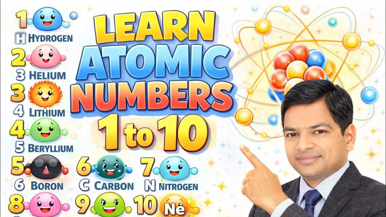 Learn atomic number in 5 seconds