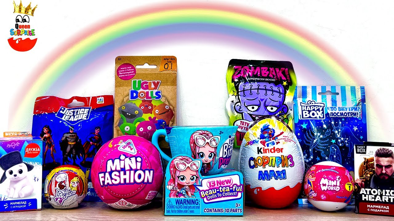 MIX OF SURPRISES! Itty Bitty Prettys, MINI FASHION, UGLY DOLLS, Piglette Bunnies, unboxing Surprise