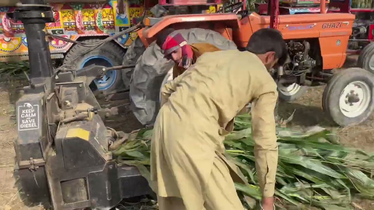 Silage Machine#villagelife #naturelover ##discovering 