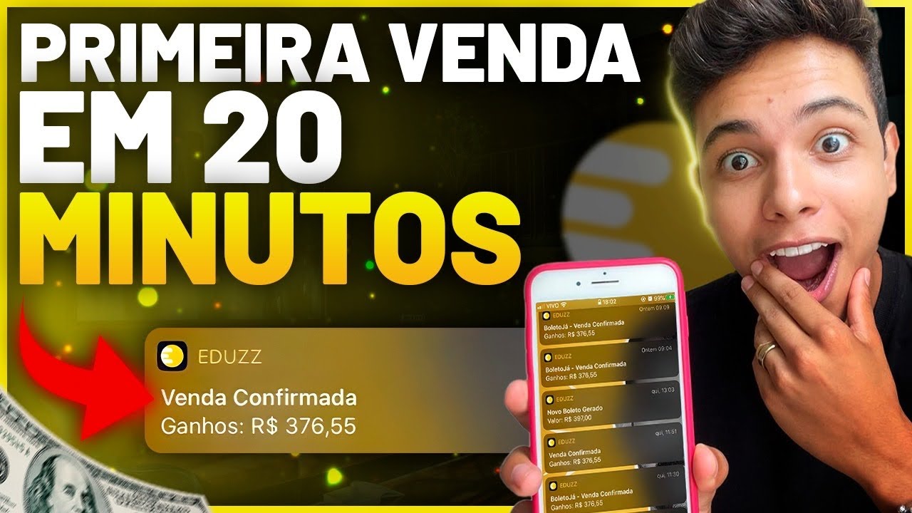 EDUZZ: COMO FAZER A PRIMEIRA VENDA EM 20 MINUTOS - Aula Gratuita (Dinheiro online)