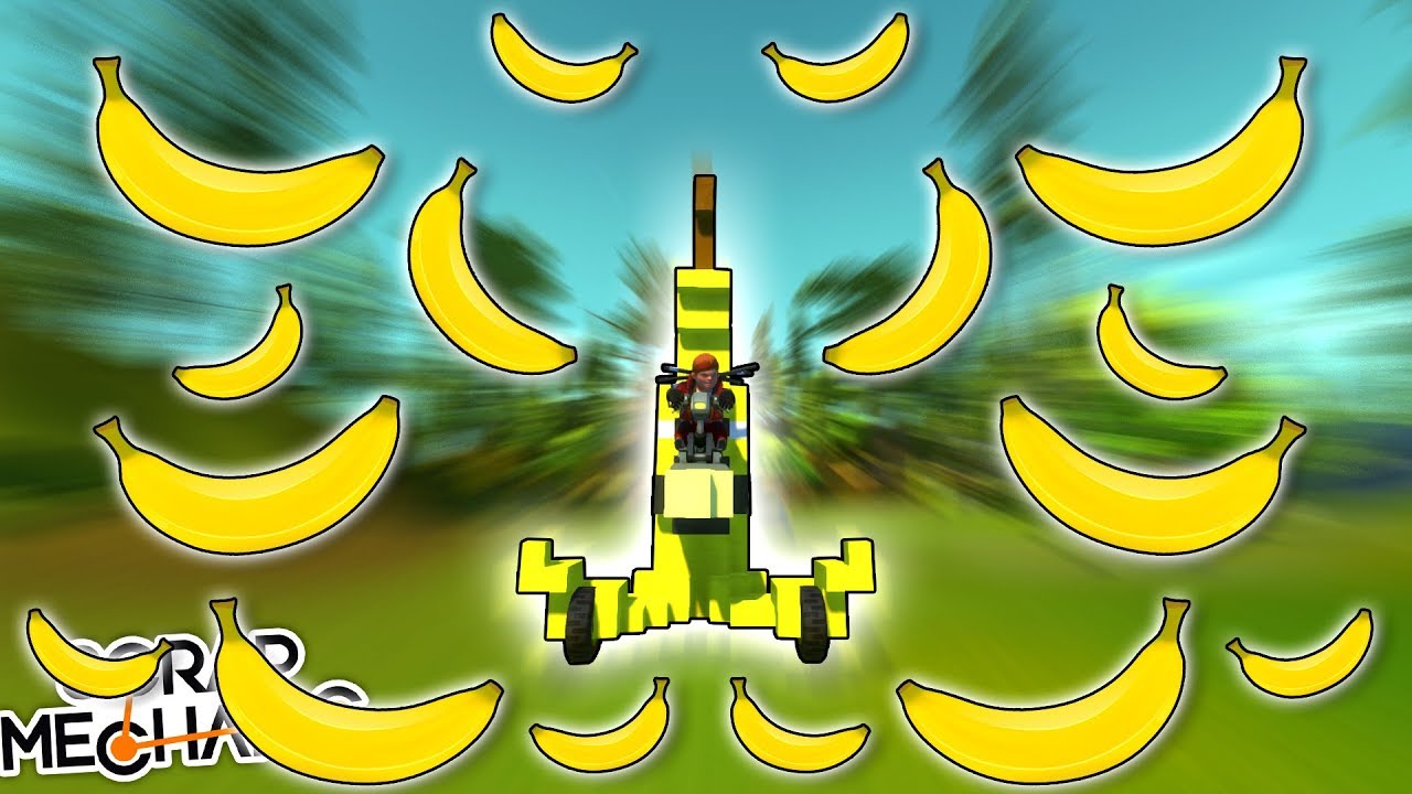 BEST BANANA CREATIONS! [Workshop Hunters 13] - Scrap Mechanic Multiplayer