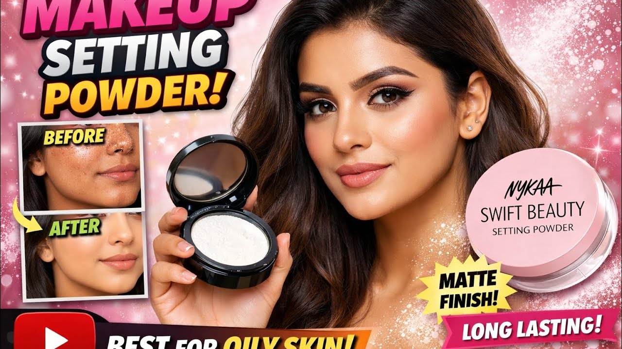  Makeup Setting Powder Review 😍 | Matte Finish + Long Lasting | Best For Oily Skin 💄✨