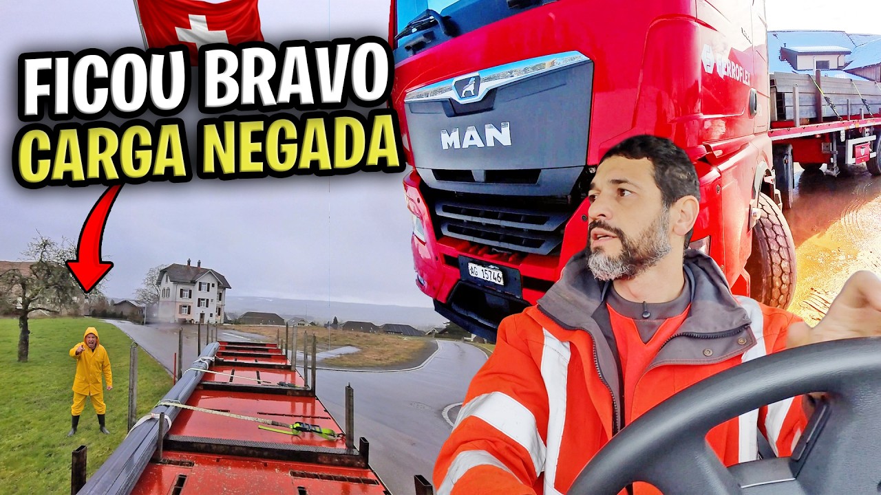 CARGA NEGADA na Suíça… e agora? 😳🚛🇨🇭