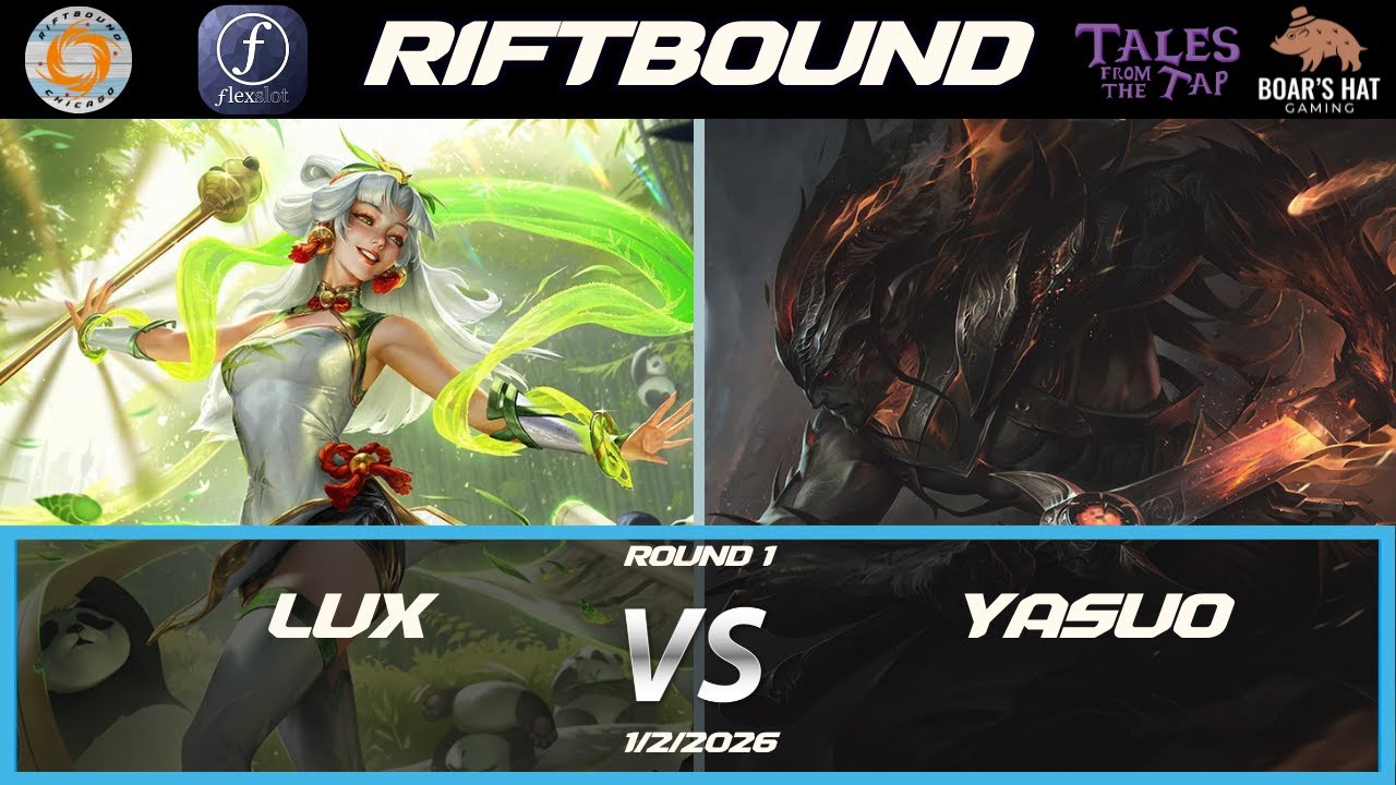 Lux VS Yasuo [Riftbound Gameplay Round 1]