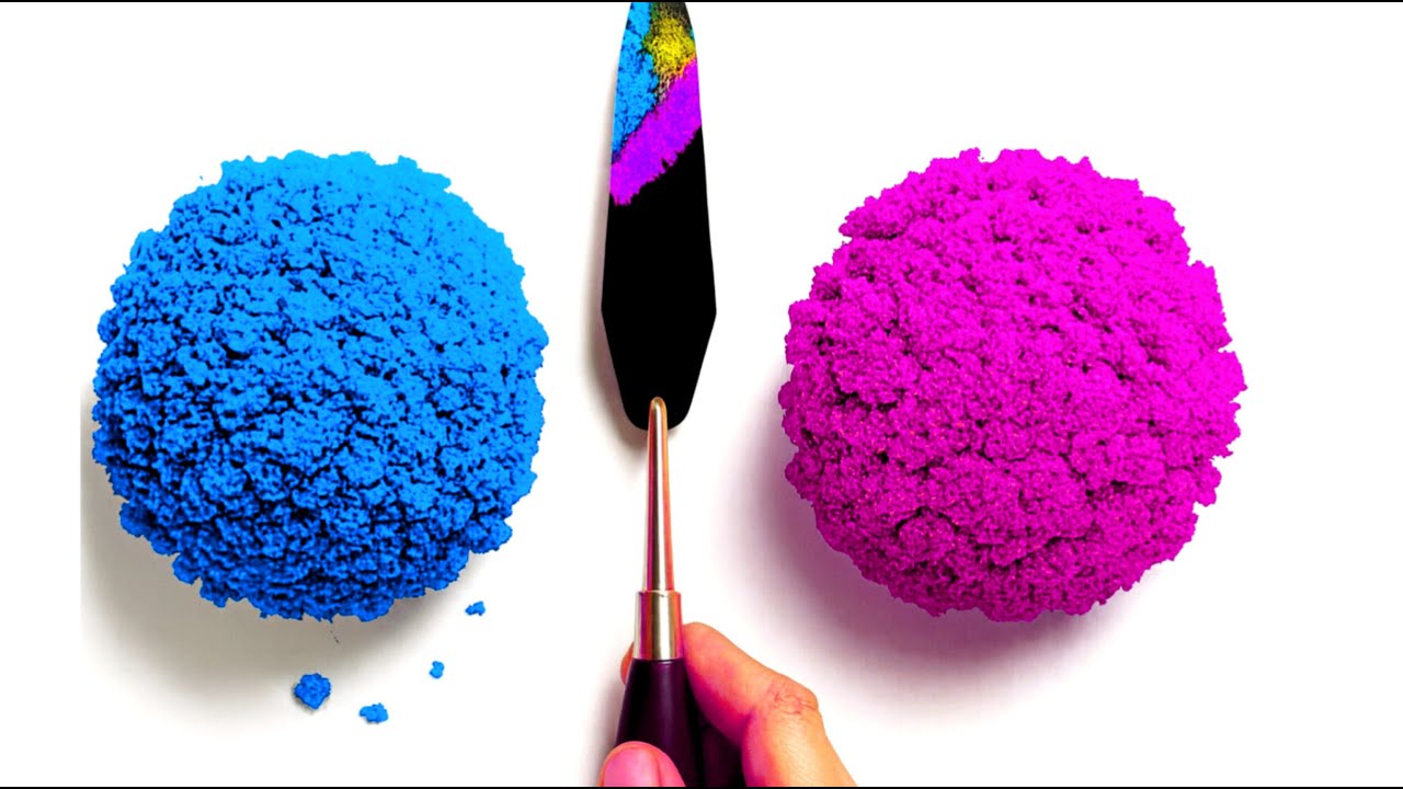GuessThe Final Color🎨Mixing  color Clay ,Mixing color powder|Satisfying video|Colormixing|ASMR
