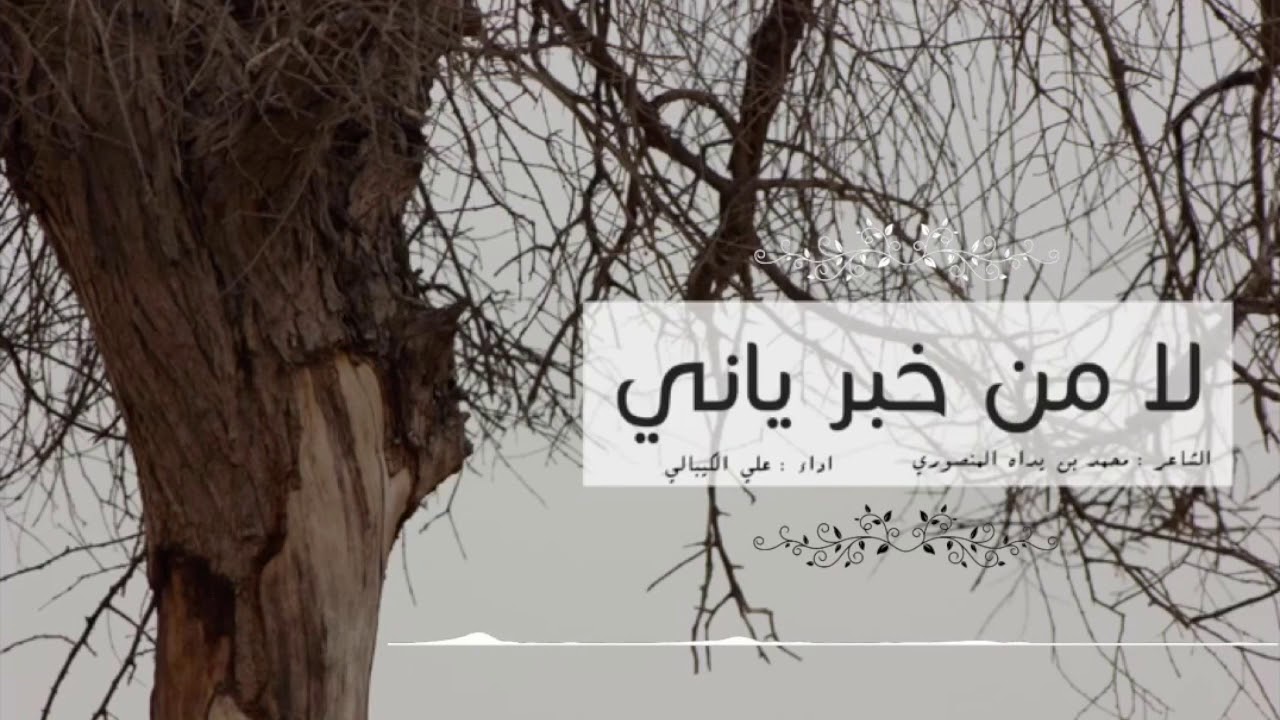لا من خبر ياني ( الربابة) - اداء علي الكيبالي
