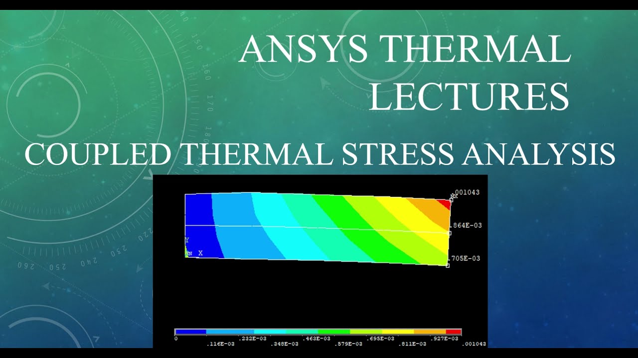 Coupled Thermal Stress Analysis in ANSYS APDL Part 1