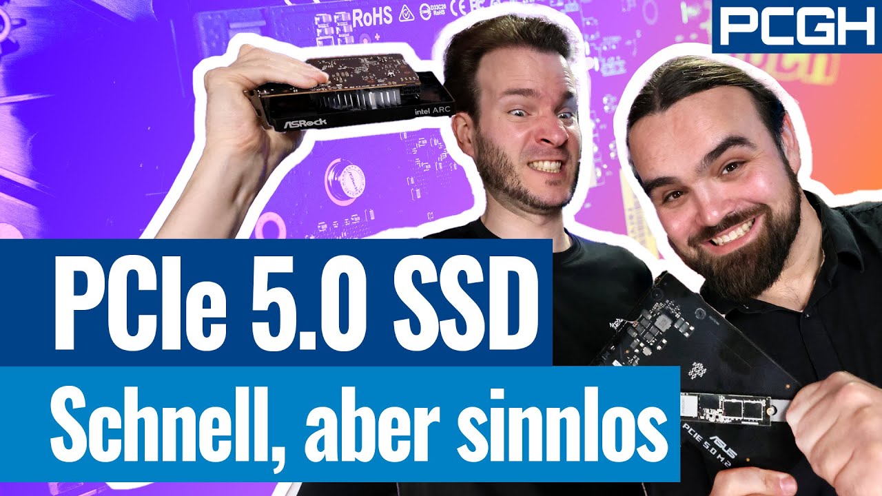 ERSTE PCI-Express-5.0-SSD im Test! Warum sie sich nicht lohnt