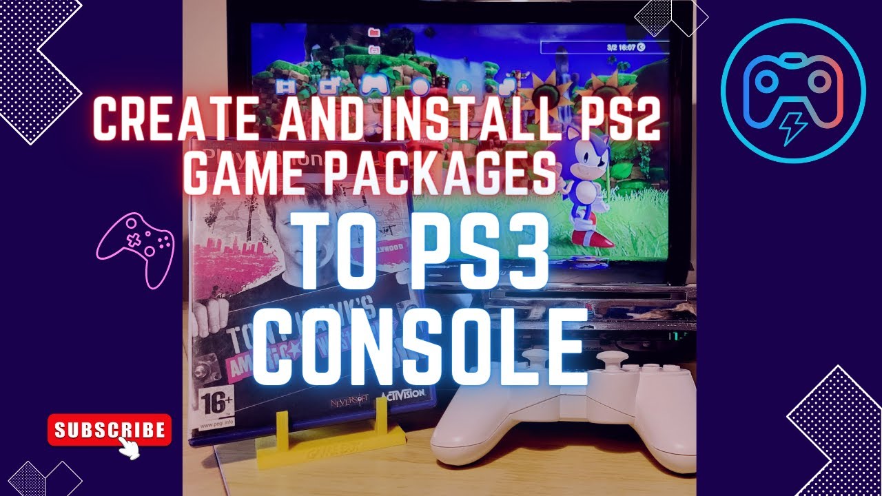 How to Easy Create and Install PS2 Game Packages and Play on PS3 Console in 2023