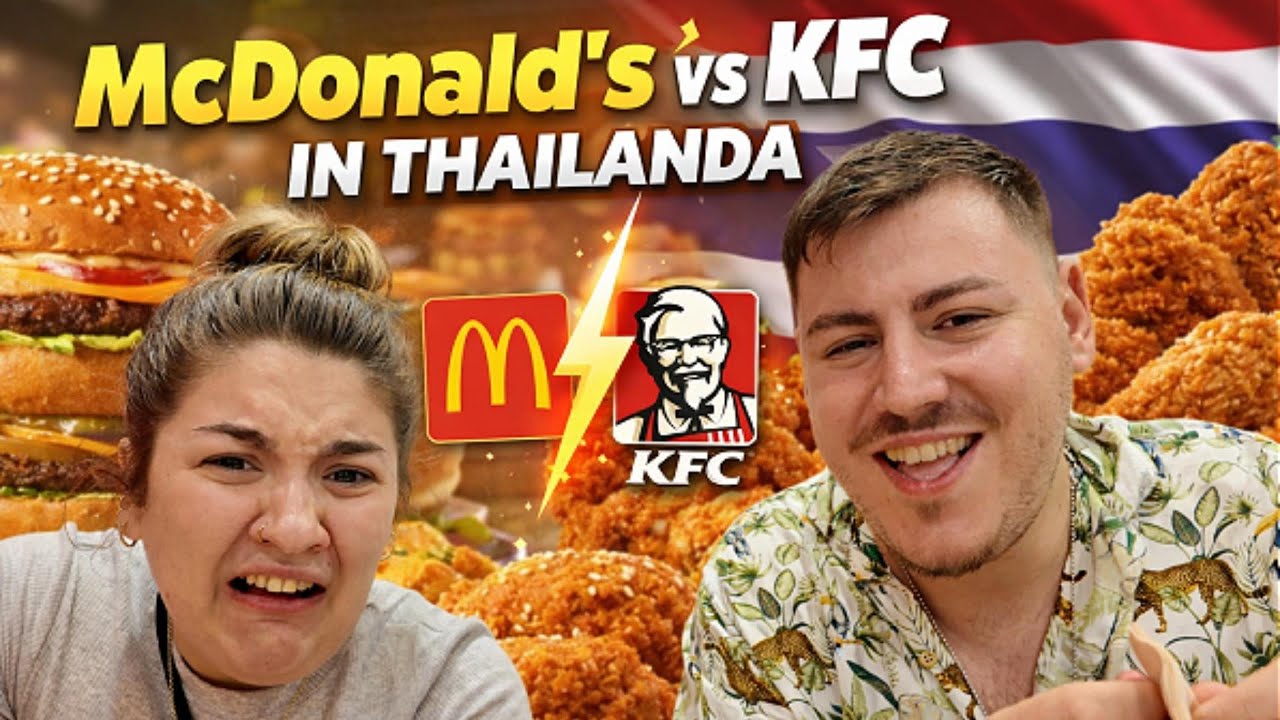 🔥 McDonald’s vs KFC în Thailanda – CARE E MAI BUN?!