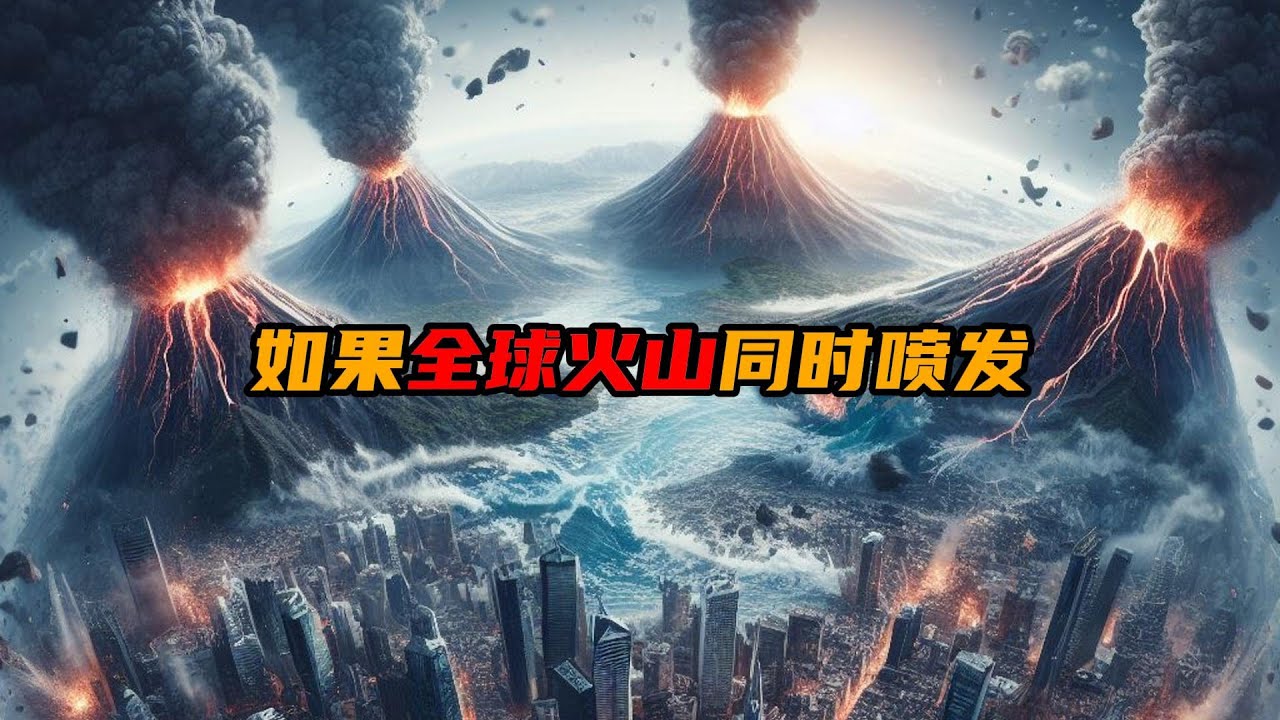 如果全球火山突然喷发，到底是怎样一种灾难| 脑洞大开 | 科学想象 | 让脑洞飞一会