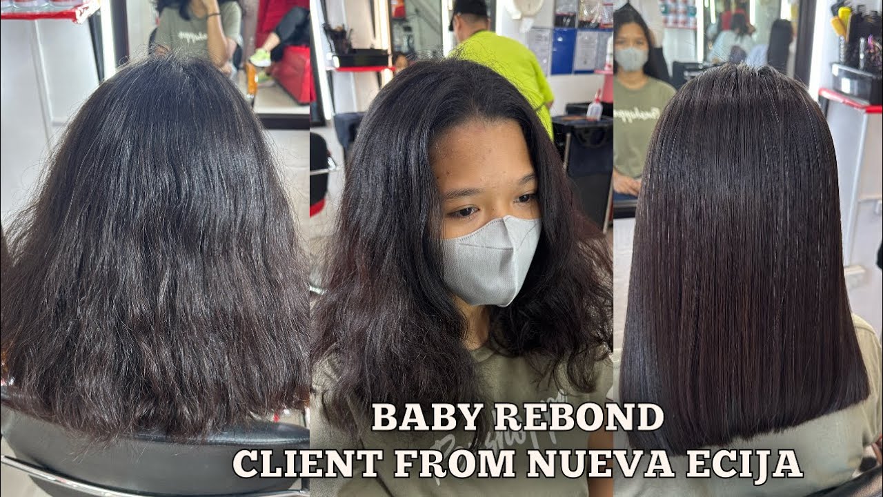 PWEDE NA NGA BA IPA REBOND ANG MGA BATA? (baby rebond tutorial)