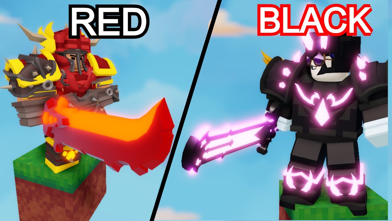 Roblox Bedwars, but my Inventory is RED..