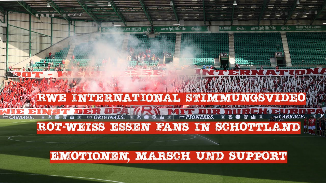 RWE Fans rocken Schottland: Brachialer Support in Edinburgh