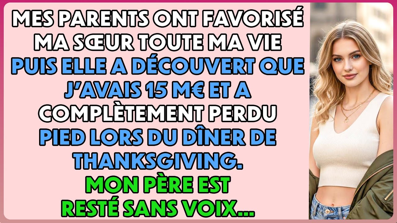Mes parents ont toujours favorisé ma sœur — puis elle a appris que j’avais 15 M€ et a craqué.