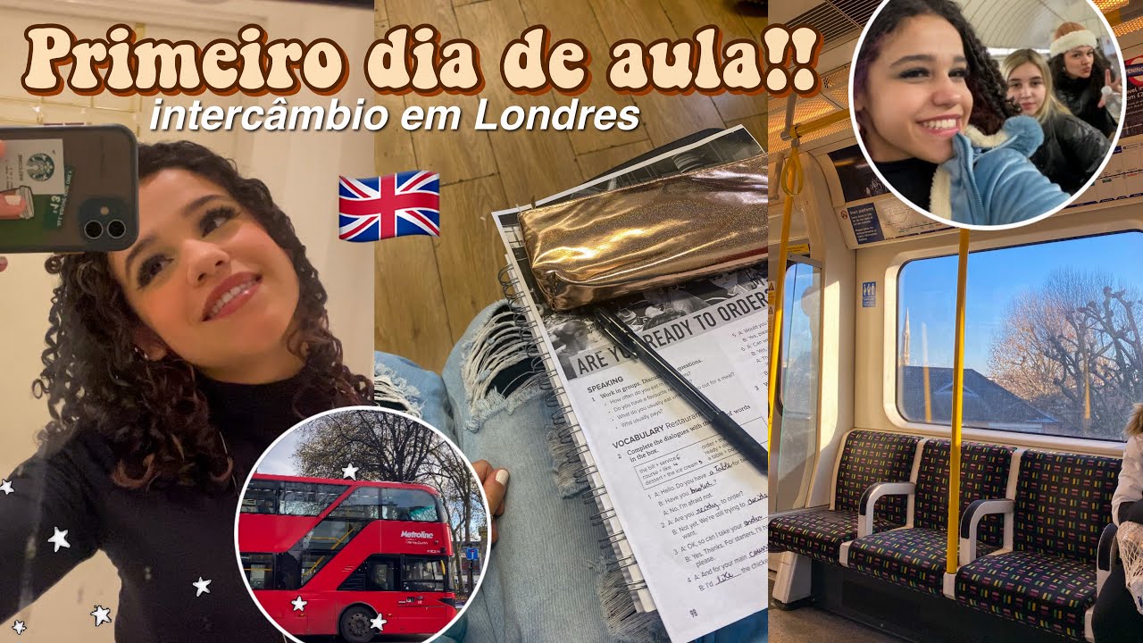 PRIMEIRO DIA DE AULA em Londres - diário de intercâmbio #2 🇬🇧