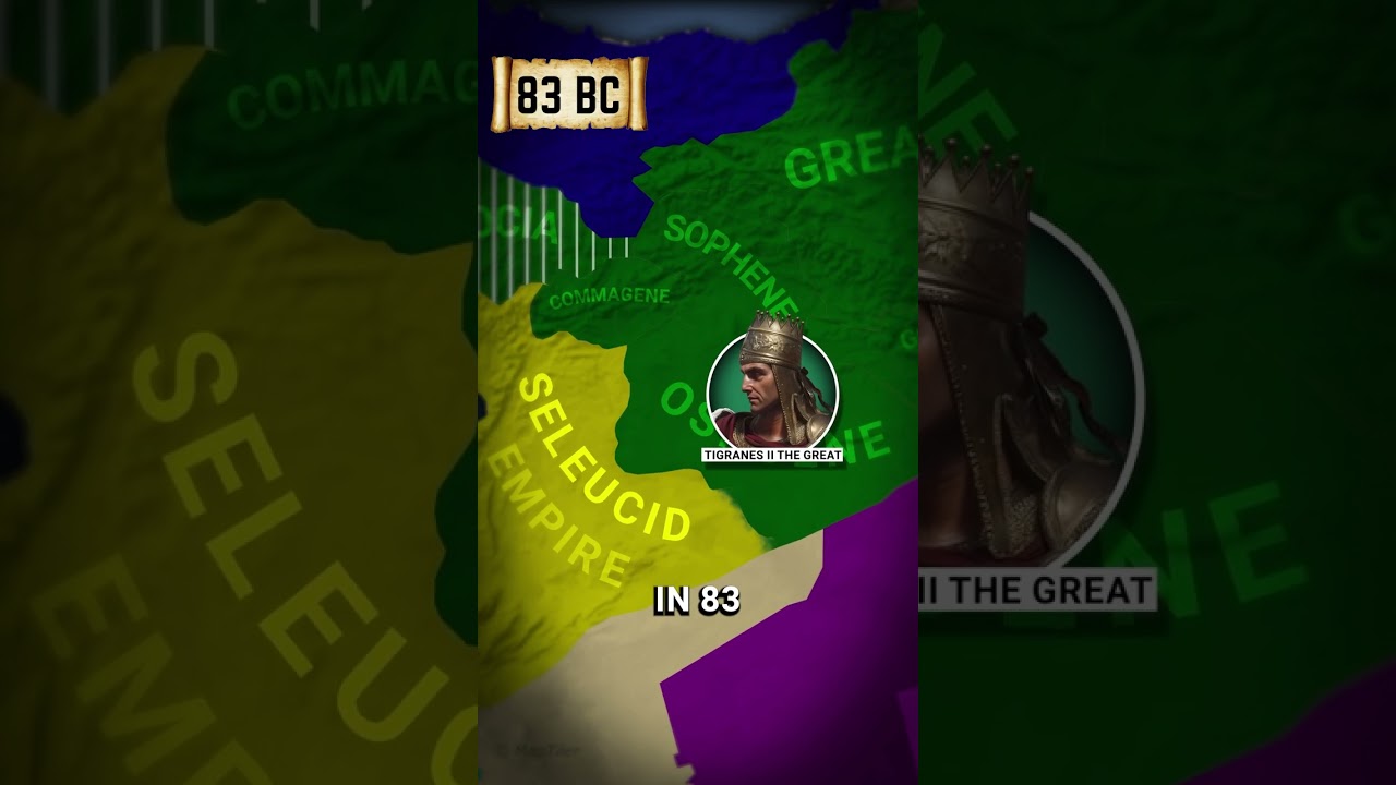 Tigranes the Great: Armenia's Legendary Empire Builder. (Map Animation)