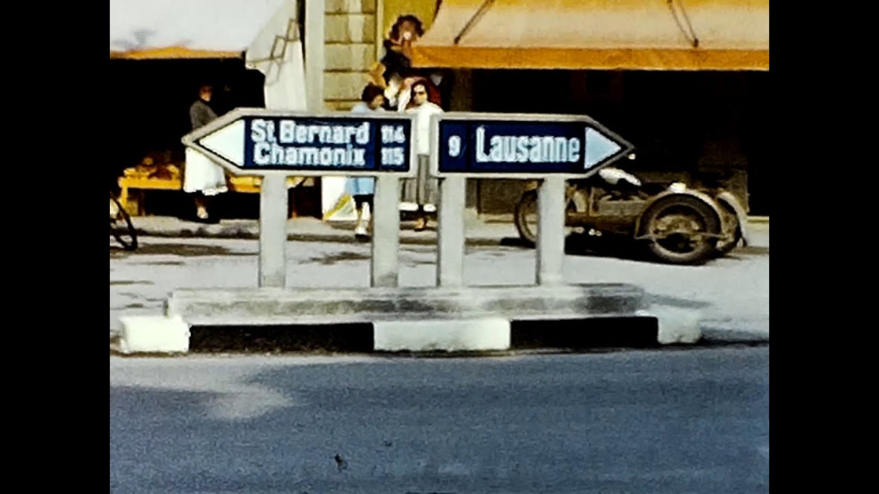Szwajcaria Francja lata 30 ? film 8mm