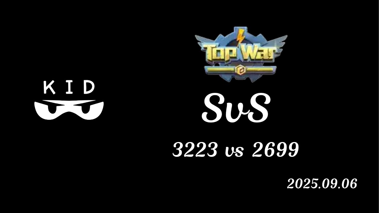 [Topwar s3223] SvS (vs 2699)