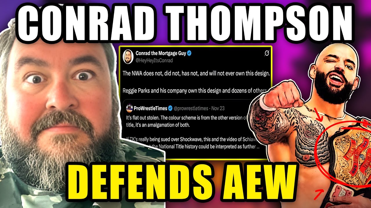 Конрад Томпсон ЗАЩИЩАЕТ AEW, пытавшегося украсть пояс NWA! Фил Маркс ПРЕВОСХОДИТ его и Тони Хана!