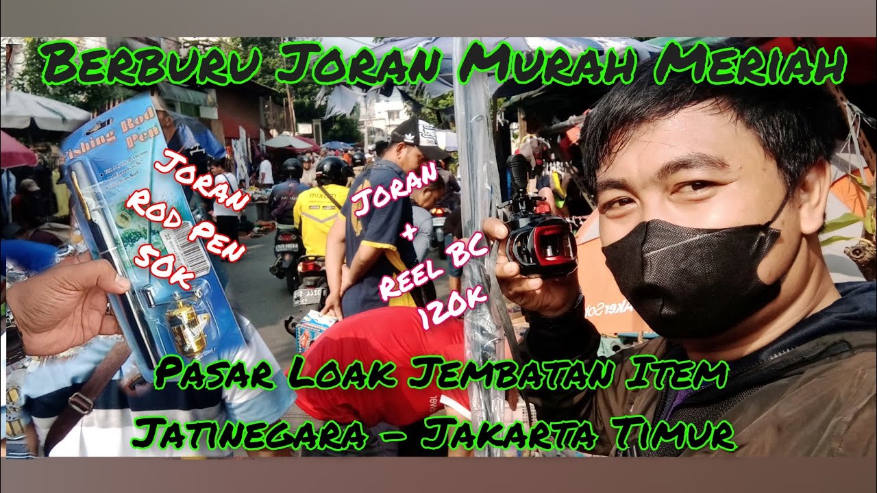 Harga Sadis Joran Murah di Pasar Loak Jembatan Item Jatinegara #mancing #mancingmania #joran #fyp