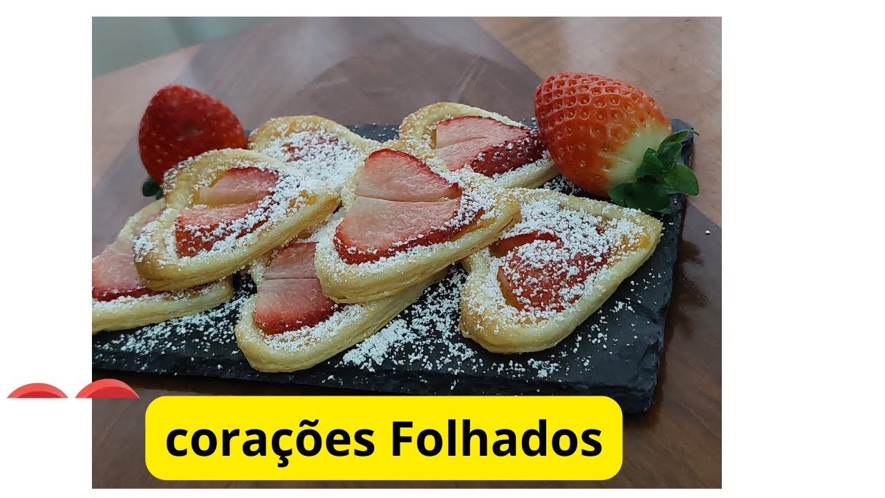 Corações folhados 💕🥰 dia dos Namorados #amor #diadosnamorados