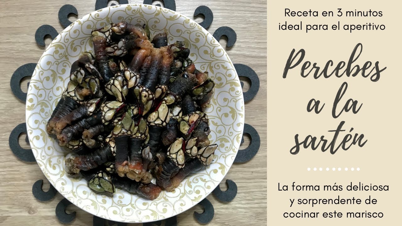 Cómo Cocinar PERCEBES SALTEADOS A LA SARTÉN🔥 Receta Deliciosa para SORPRENDER🥰