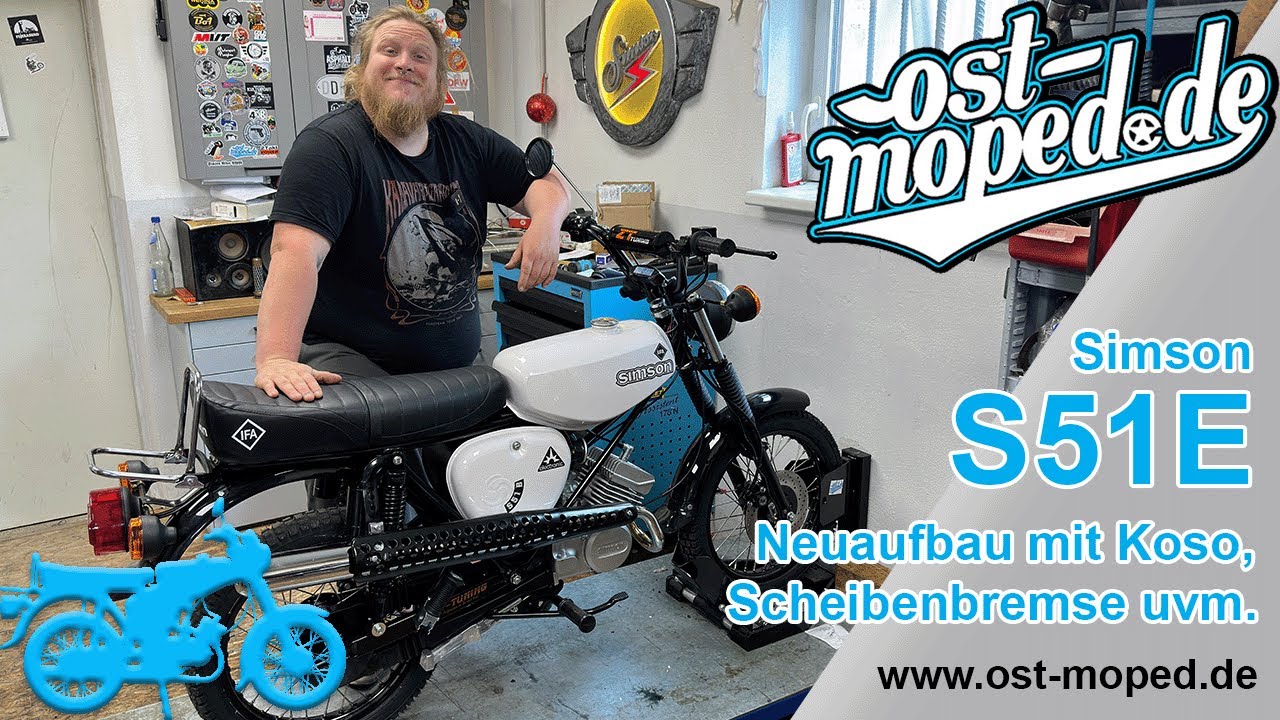 Simson S51 | Scheibenbremse + Koso Tacho 🏍️ | Jugendweihe Neuaufbau
